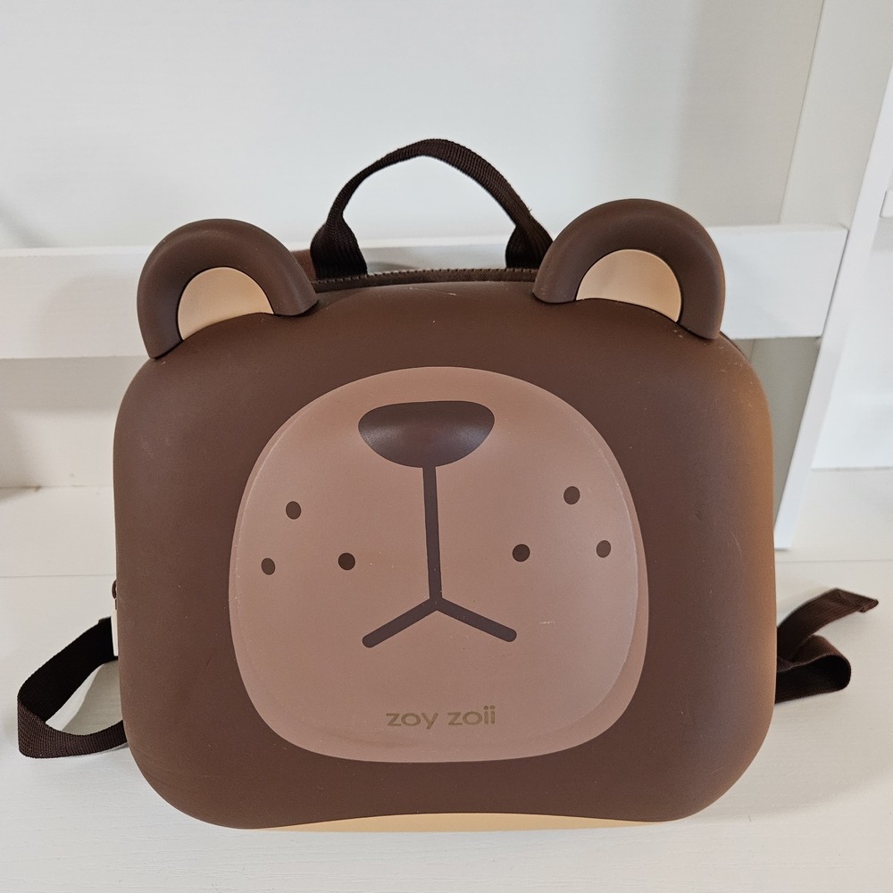 Zoy Zoii Brown Bear Toddler 3D Animal Backpack